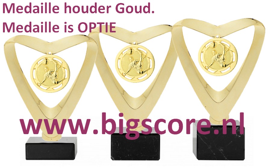 Medaillehouder klein Goud 1129-G